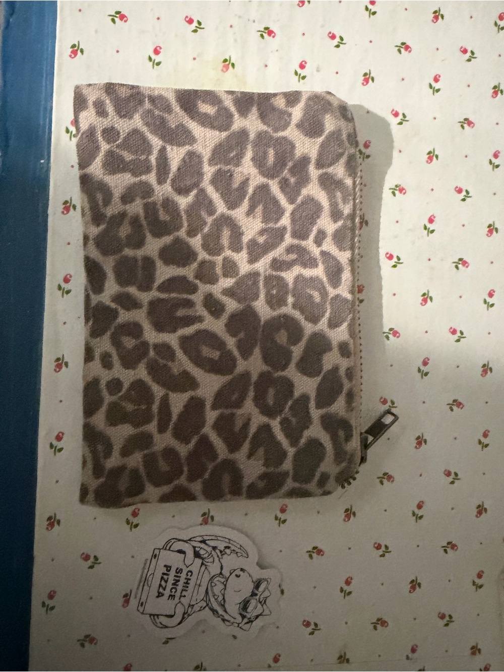 Brand Melville Leopard print zip pouch